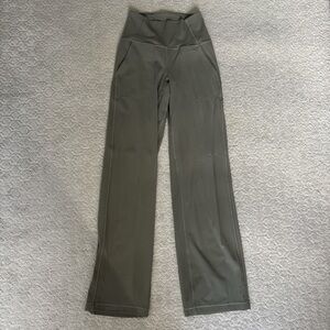 lululemon athletica Olive Wide Leg Pants